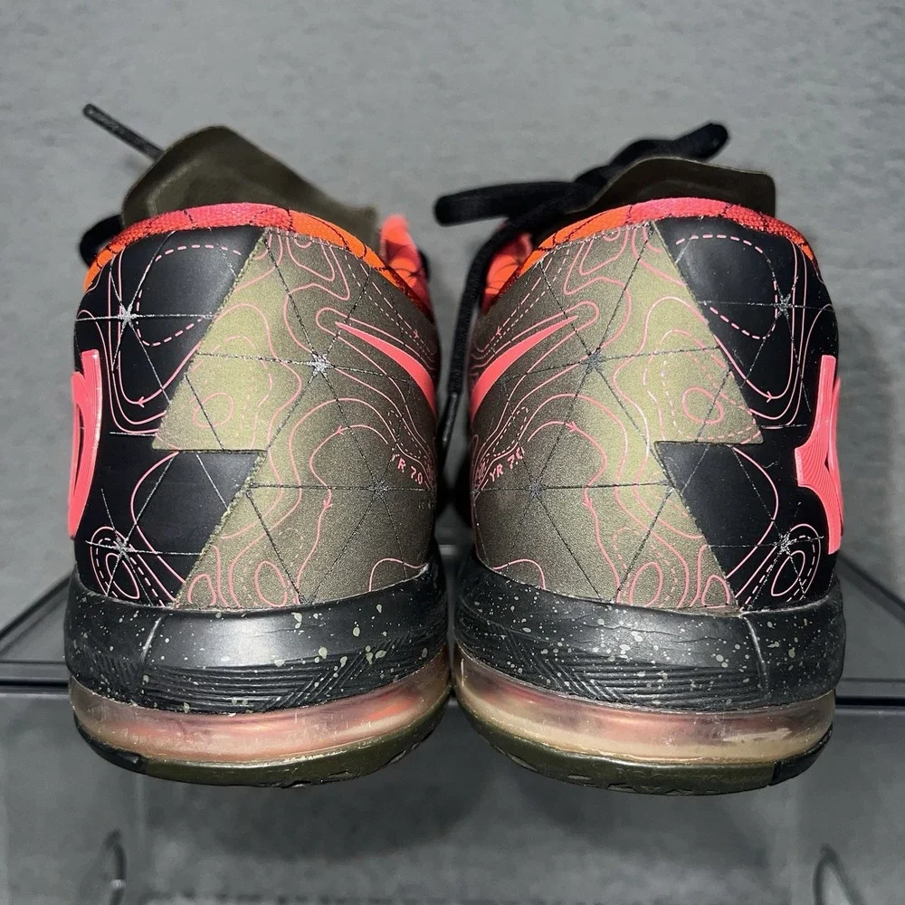 Nike KD 6 Meteorology Sneakers Youth Size 7Y Multicolor Running Basketball Shoes